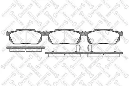 204 002-SX STELLOX Комплект тормозных колодок, дисковый тормоз